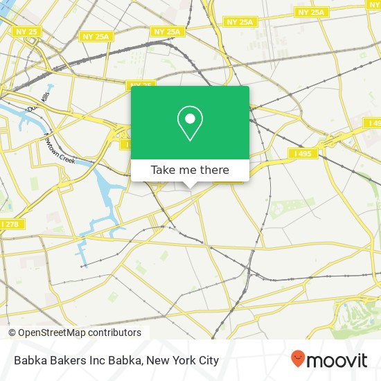 Babka Bakers Inc Babka, 60-45 Maspeth Ave map