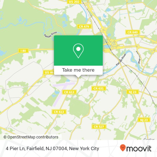 4 Pier Ln, Fairfield, NJ 07004 map