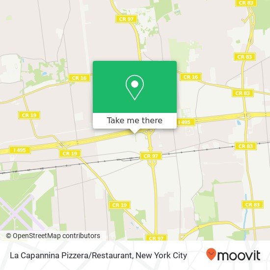 Mapa de La Capannina Pizzera / Restaurant, 173 Morris Ave