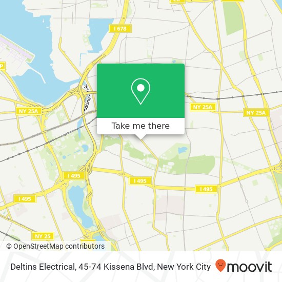 Deltins Electrical, 45-74 Kissena Blvd map