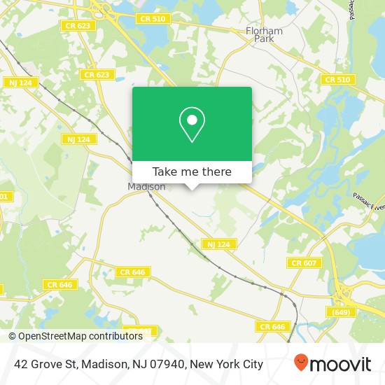 42 Grove St, Madison, NJ 07940 map