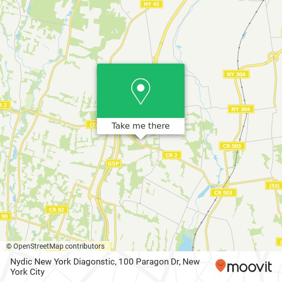 Nydic New York Diagonstic, 100 Paragon Dr map