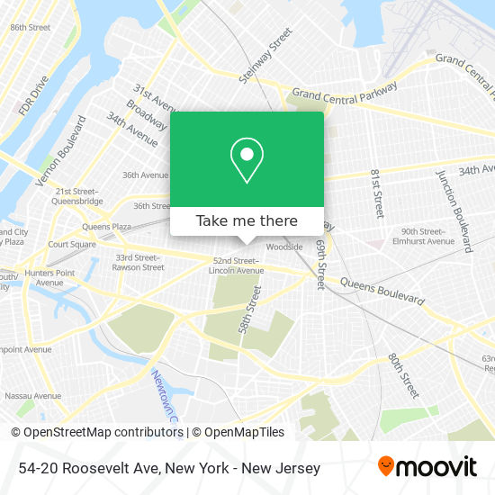 Mapa de 54-20 Roosevelt Ave
