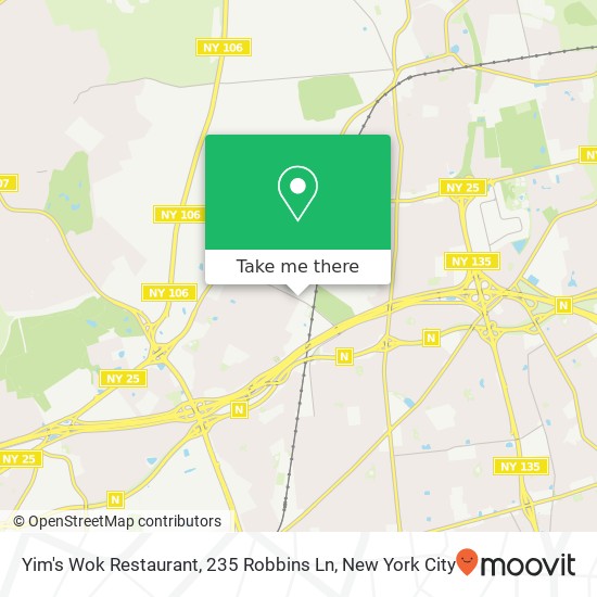 Mapa de Yim's Wok Restaurant, 235 Robbins Ln
