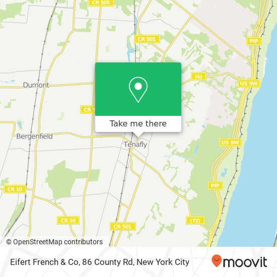 Mapa de Eifert French & Co, 86 County Rd