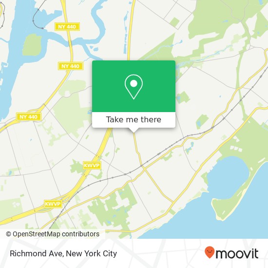 Mapa de Richmond Ave, Staten Island (ny), NY 10312