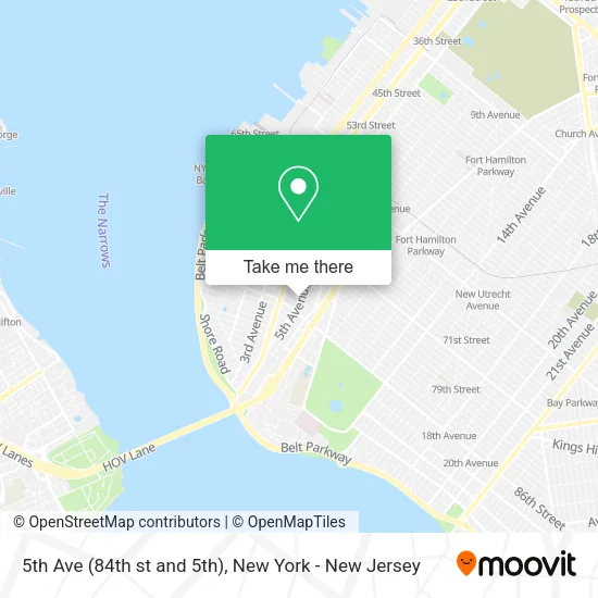 Mapa de 5th Ave (84th st and 5th)