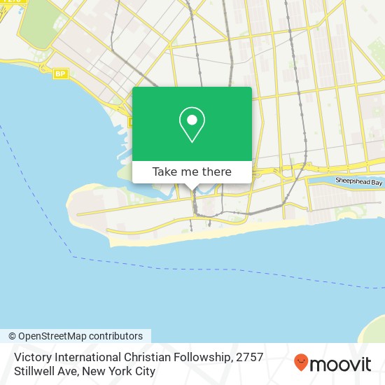 Victory International Christian Followship, 2757 Stillwell Ave map