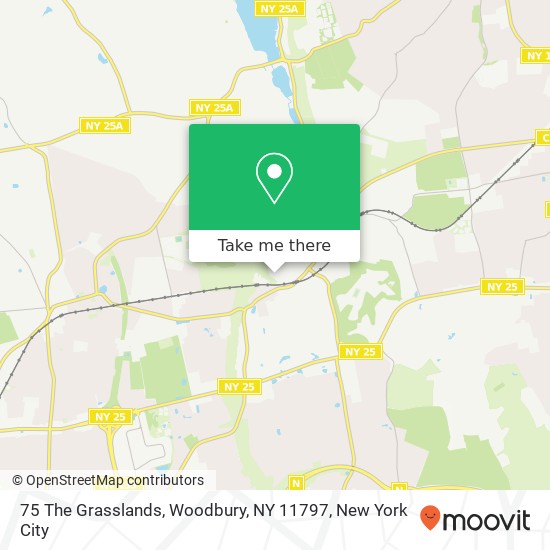 75 The Grasslands, Woodbury, NY 11797 map