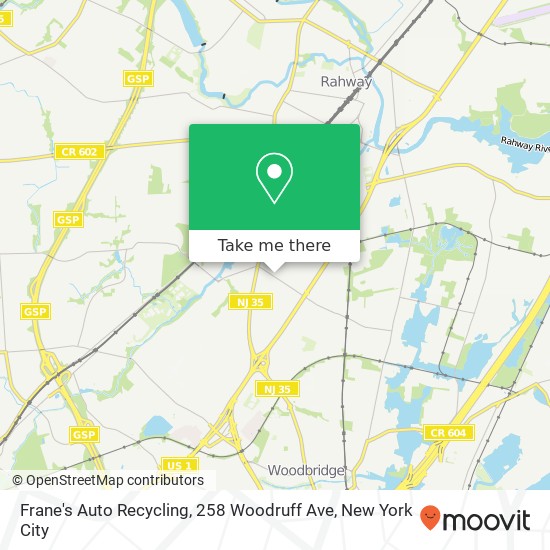 Frane's Auto Recycling, 258 Woodruff Ave map