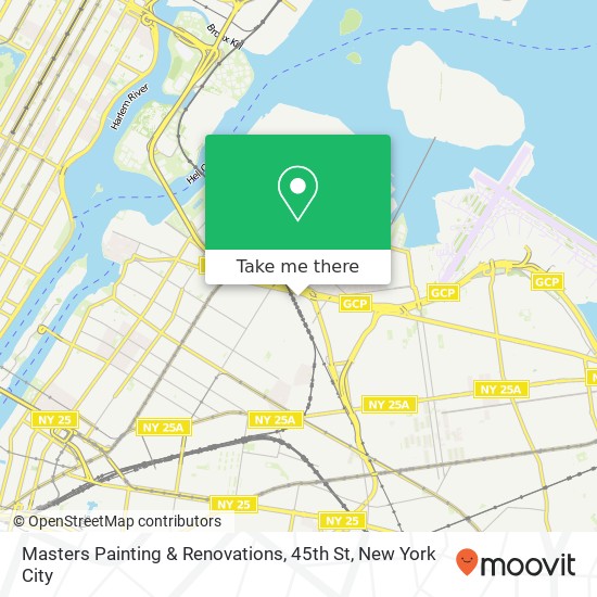 Mapa de Masters Painting & Renovations, 45th St