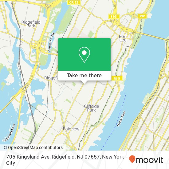 705 Kingsland Ave, Ridgefield, NJ 07657 map