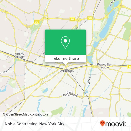 Noble Contracting map
