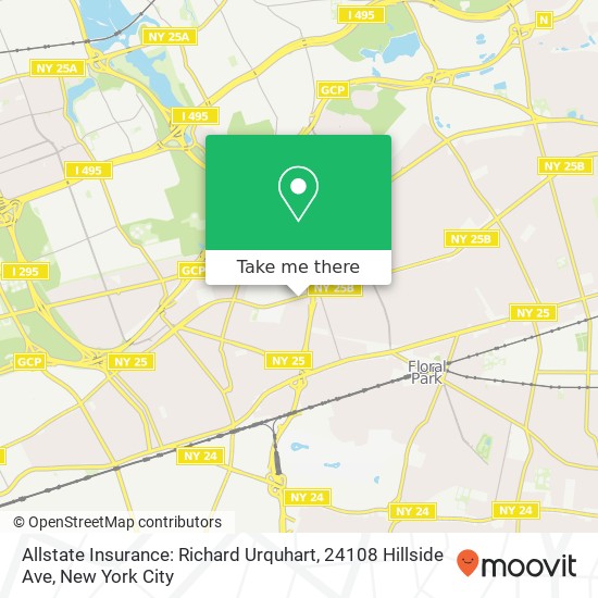 Allstate Insurance: Richard Urquhart, 24108 Hillside Ave map