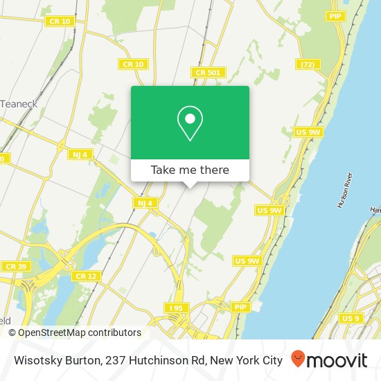 Wisotsky Burton, 237 Hutchinson Rd map