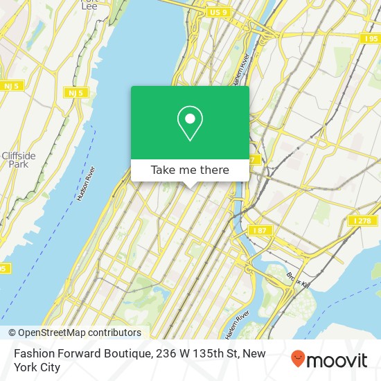 Fashion Forward Boutique, 236 W 135th St map