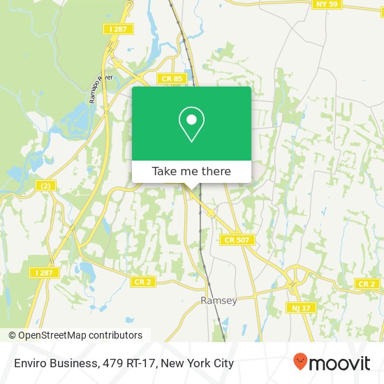Enviro Business, 479 RT-17 map