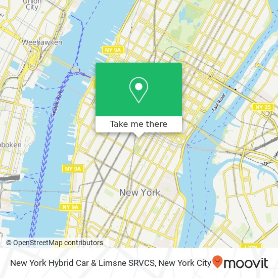 New York Hybrid Car & Limsne SRVCS map