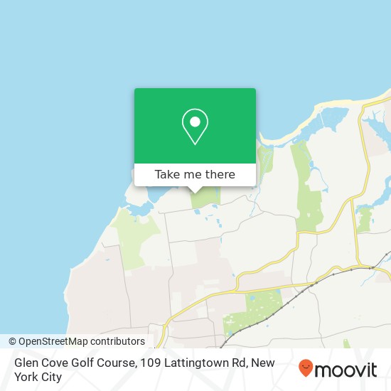 Glen Cove Golf Course, 109 Lattingtown Rd map