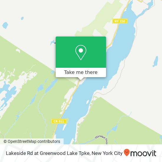 Lakeside Rd at Greenwood Lake Tpke map