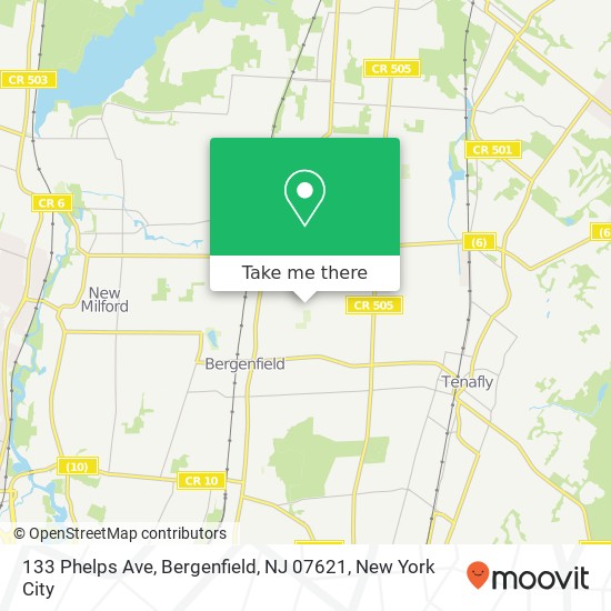 133 Phelps Ave, Bergenfield, NJ 07621 map