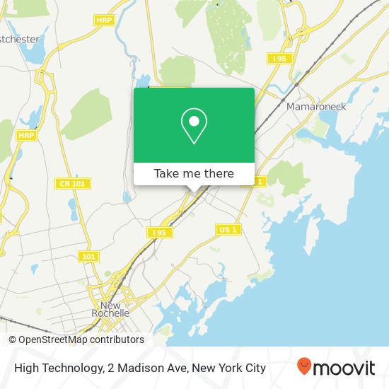 Mapa de High Technology, 2 Madison Ave