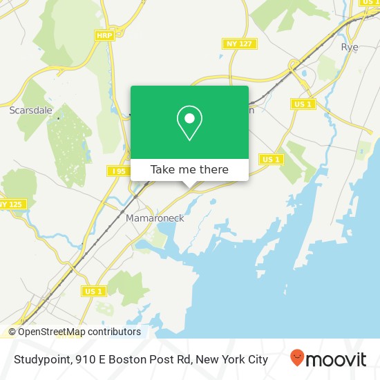 Studypoint, 910 E Boston Post Rd map