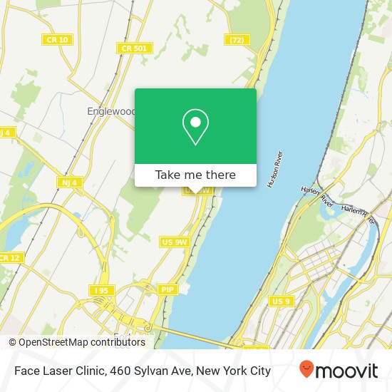 Mapa de Face Laser Clinic, 460 Sylvan Ave