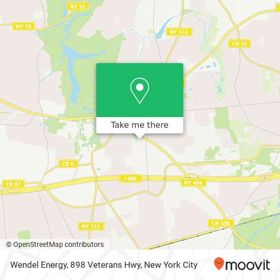 Mapa de Wendel Energy, 898 Veterans Hwy