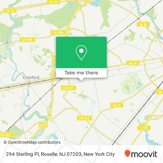 294 Sterling Pl, Roselle, NJ 07203 map