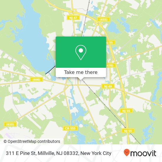 311 E Pine St, Millville, NJ 08332 map