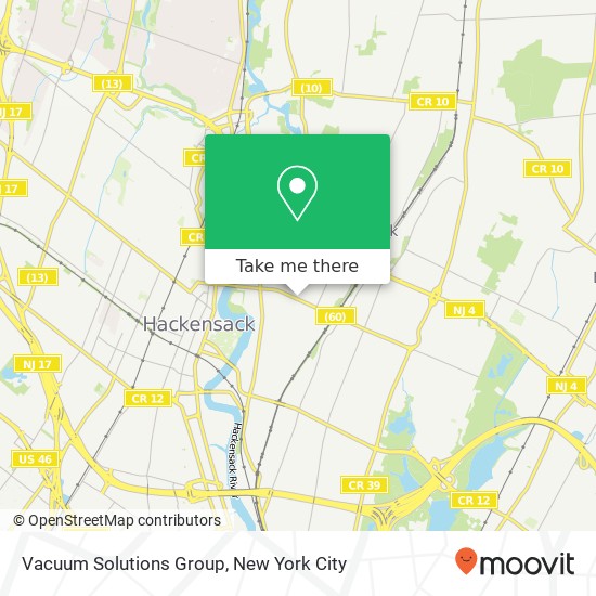 Vacuum Solutions Group map