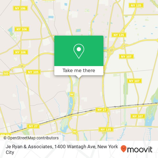 Je Ryan & Associates, 1400 Wantagh Ave map