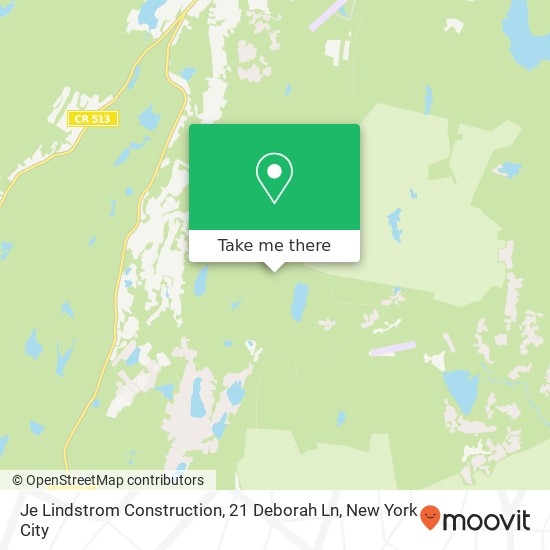 Mapa de Je Lindstrom Construction, 21 Deborah Ln