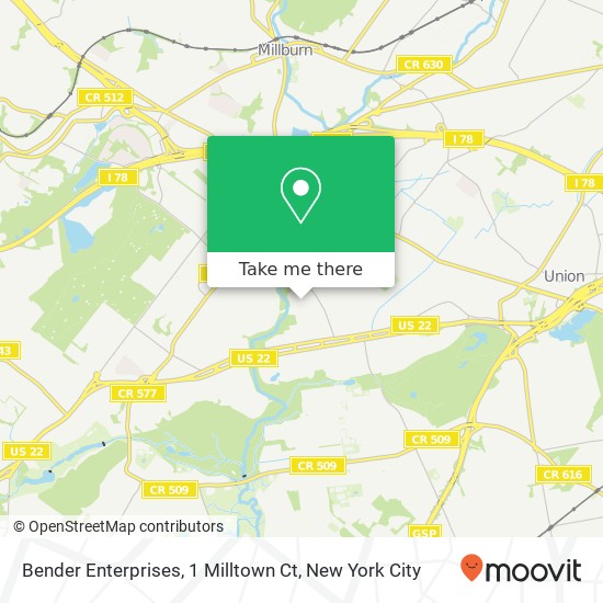 Bender Enterprises, 1 Milltown Ct map