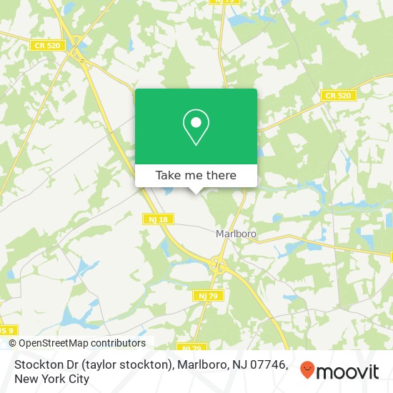 Stockton Dr (taylor stockton), Marlboro, NJ 07746 map