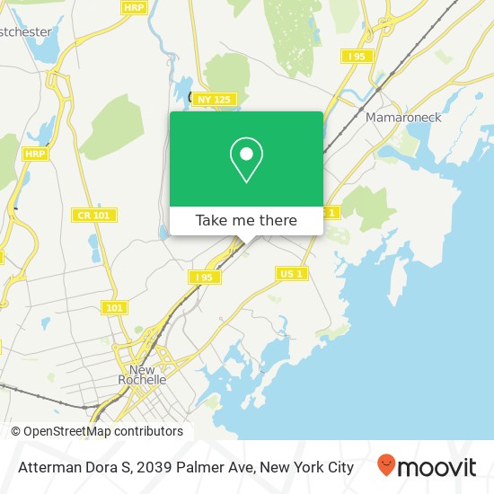 Mapa de Atterman Dora S, 2039 Palmer Ave