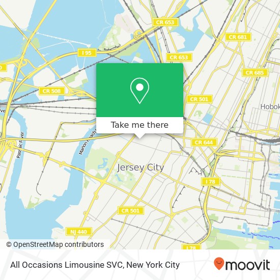 All Occasions Limousine SVC map