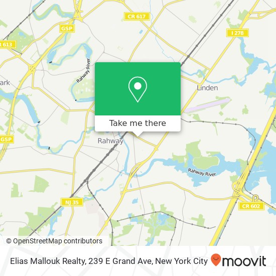 Mapa de Elias Mallouk Realty, 239 E Grand Ave