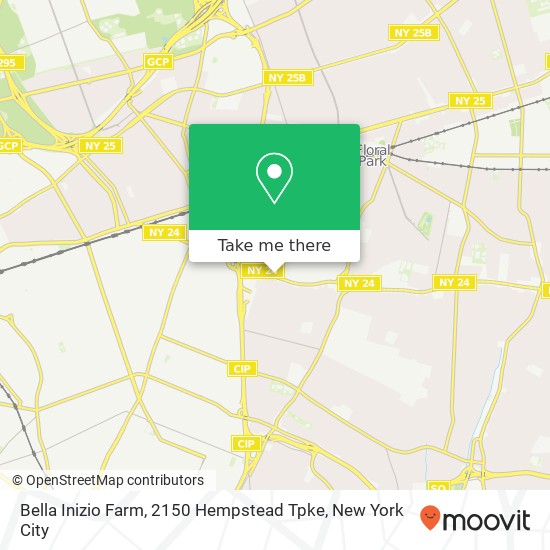 Bella Inizio Farm, 2150 Hempstead Tpke map