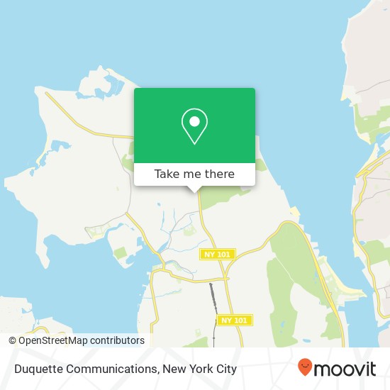 Duquette Communications map