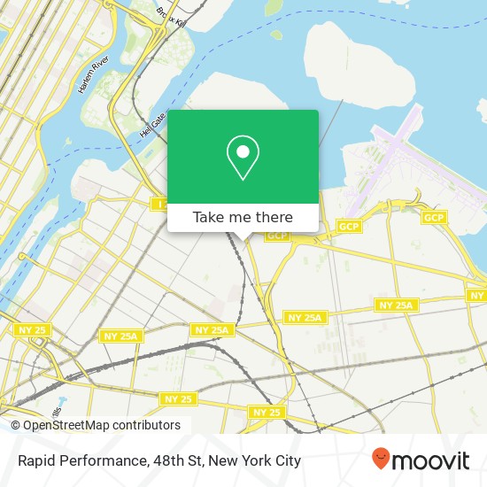 Mapa de Rapid Performance, 48th St