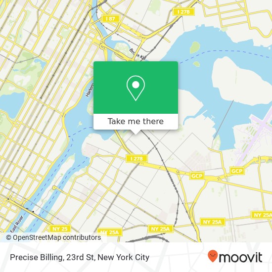 Precise Billing, 23rd St map