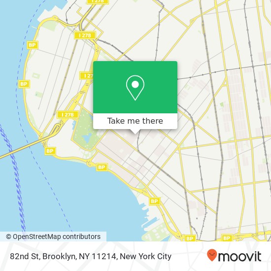 82nd St, Brooklyn, NY 11214 map