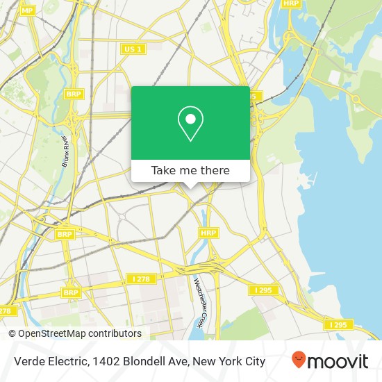Mapa de Verde Electric, 1402 Blondell Ave