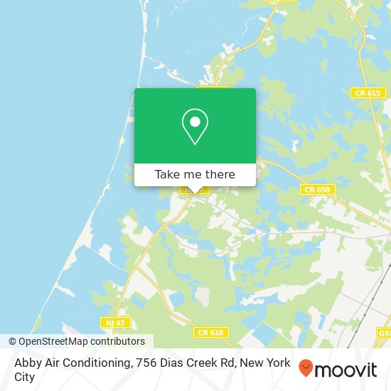 Abby Air Conditioning, 756 Dias Creek Rd map
