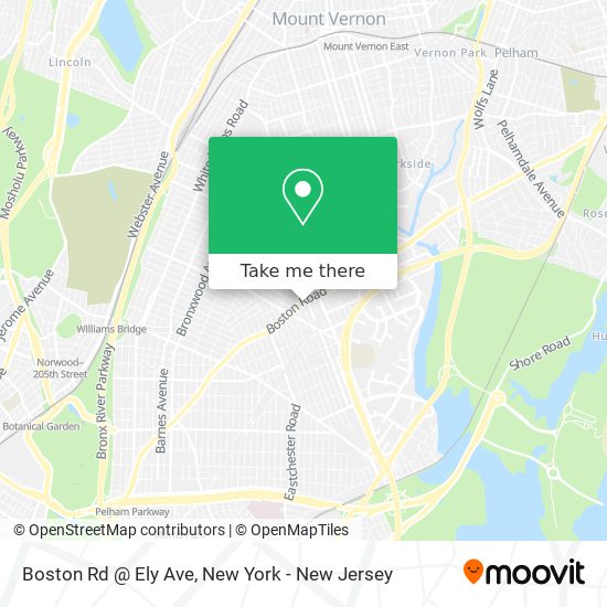 Mapa de Boston Rd @ Ely Ave