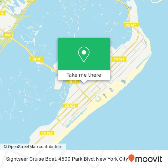 Mapa de Sightseer Cruise Boat, 4500 Park Blvd