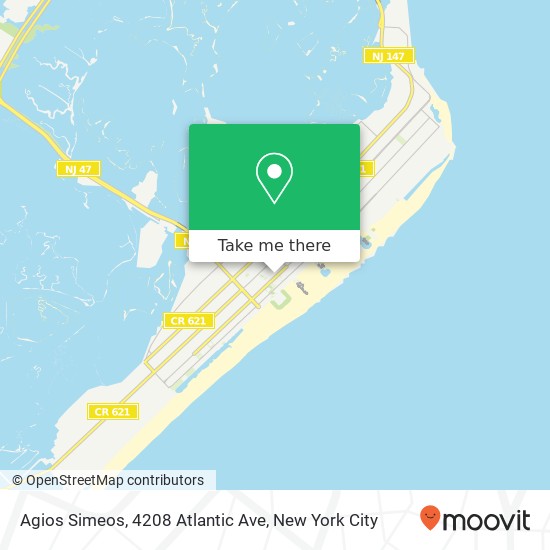 Agios Simeos, 4208 Atlantic Ave map