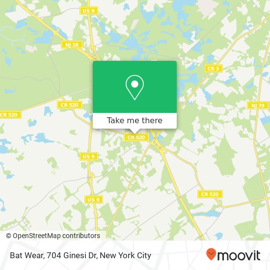 Bat Wear, 704 Ginesi Dr map